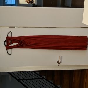 Helmut Lang Burgundy Red dress cotton modal Small